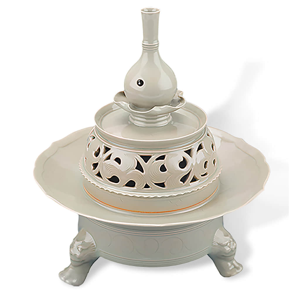 Zen Meditation Incense Burner | Hand-Thrown Ceramic for Clarity & Serenity