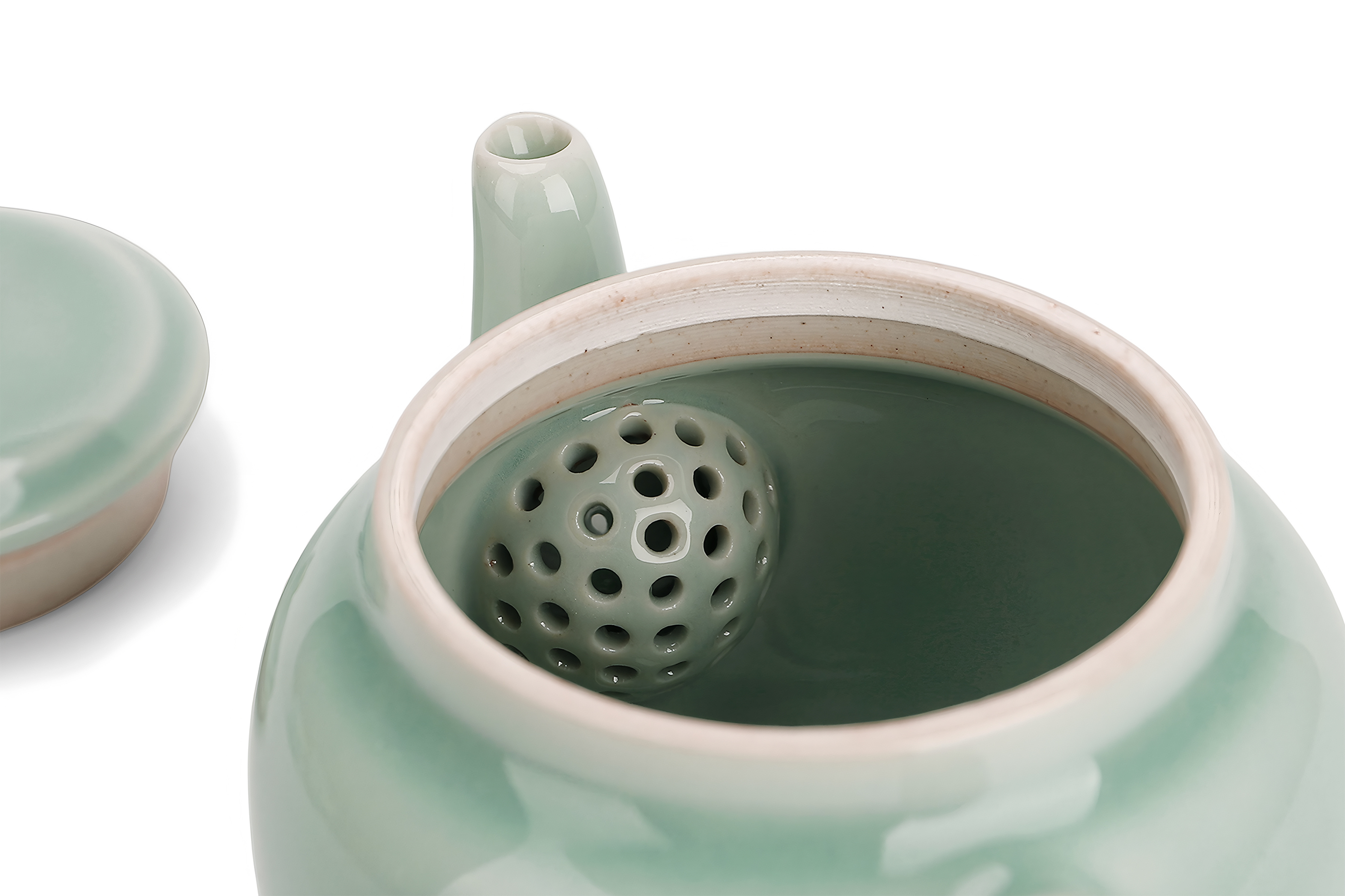 Elegant Tea Service｜Longquan Celadon Triple-Glazed & Double-Fired｜UNESCO Intangible Heritage