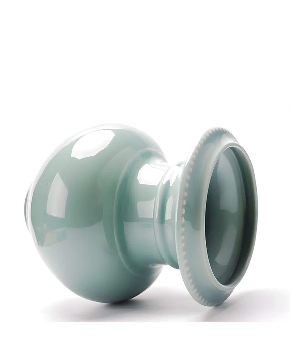 Still Life Artwork: QingZun Celadon Vase—Limited-Edition Gift for Pottery Artists, Ancient Craft Mee