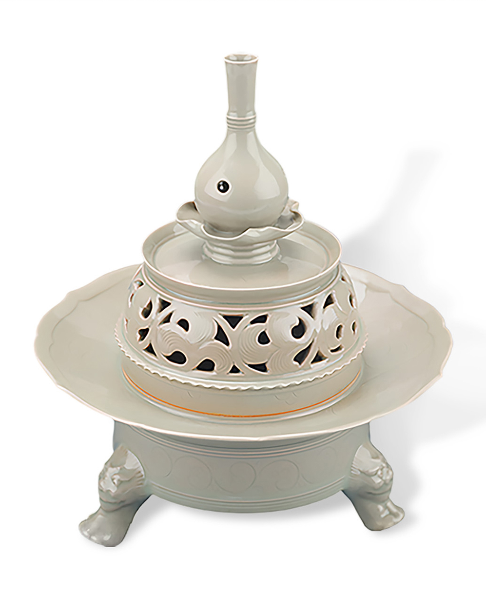 Zen Meditation Incense Burner | Hand-Thrown Ceramic for Clarity & Serenity